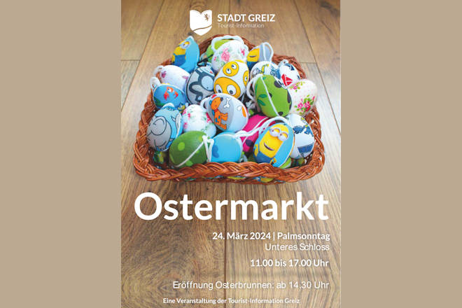 Herzlich Willkommen zum Ostermarkt im Unteren Schloss Greiz 2024!