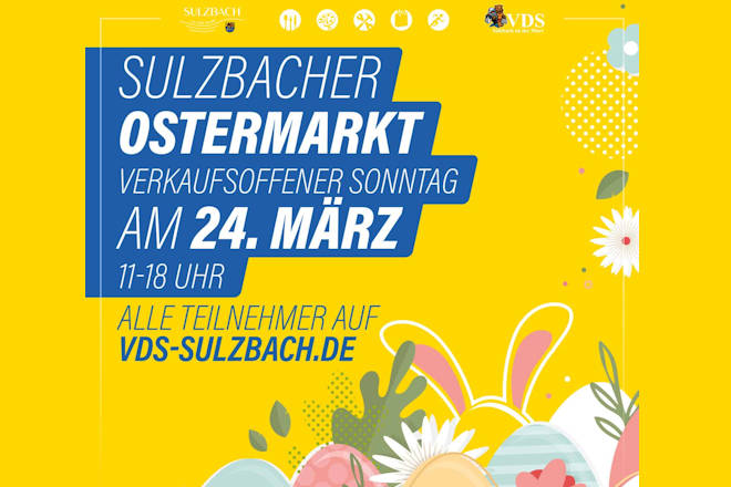 Herzlich Willkommen zum Ostermarkt in Sulzbach an der Murr 2024!